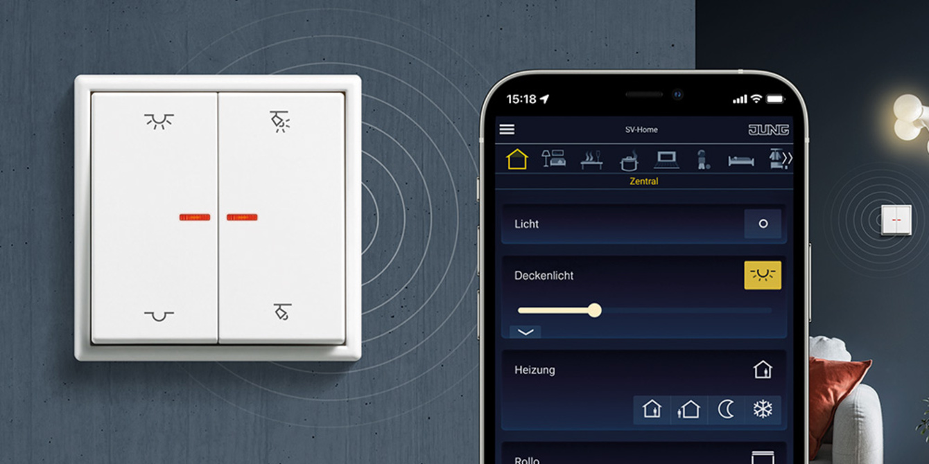 KNX RF Taster bei UP Elektroanlagen GmbH in Frankfurt am Main